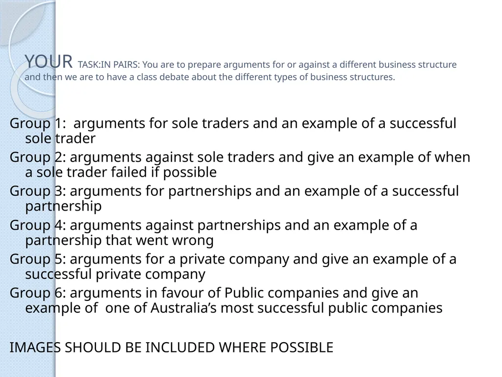 PRELIMINARY BUSINESS STUDIES Miss Vidler 2011 - slide 57 of 89