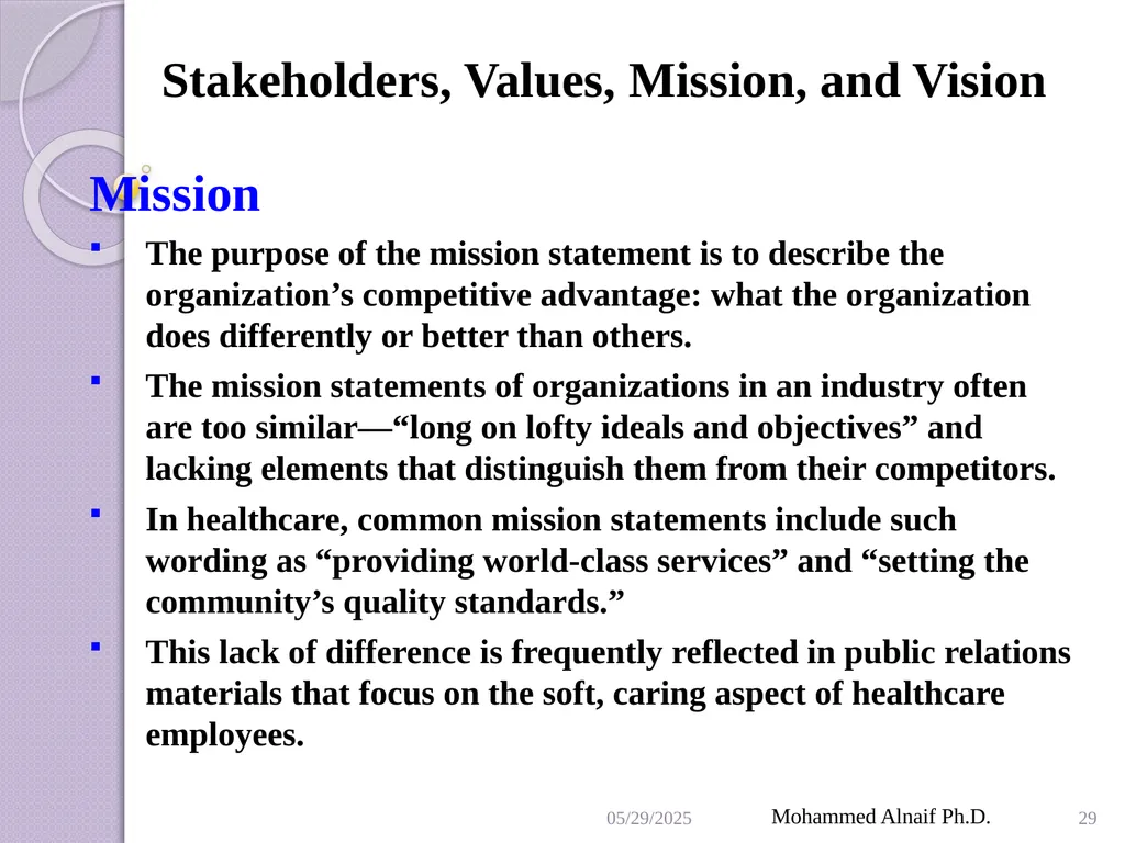 King Saud University College of Business - slide 29 of 55