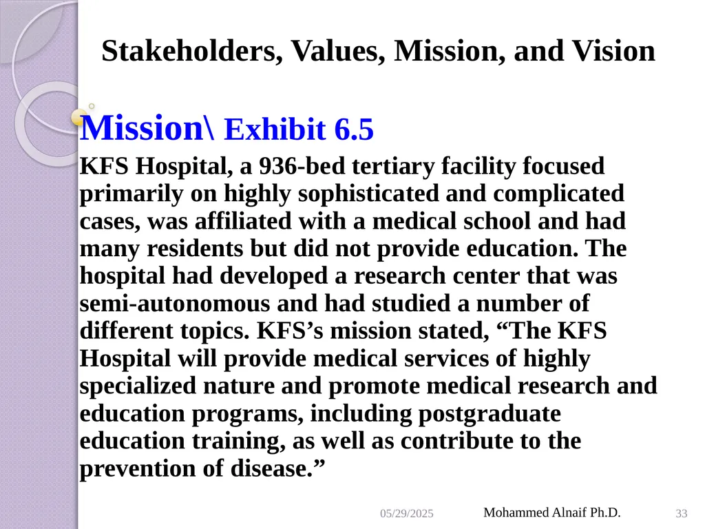 King Saud University College of Business - slide 33 of 55