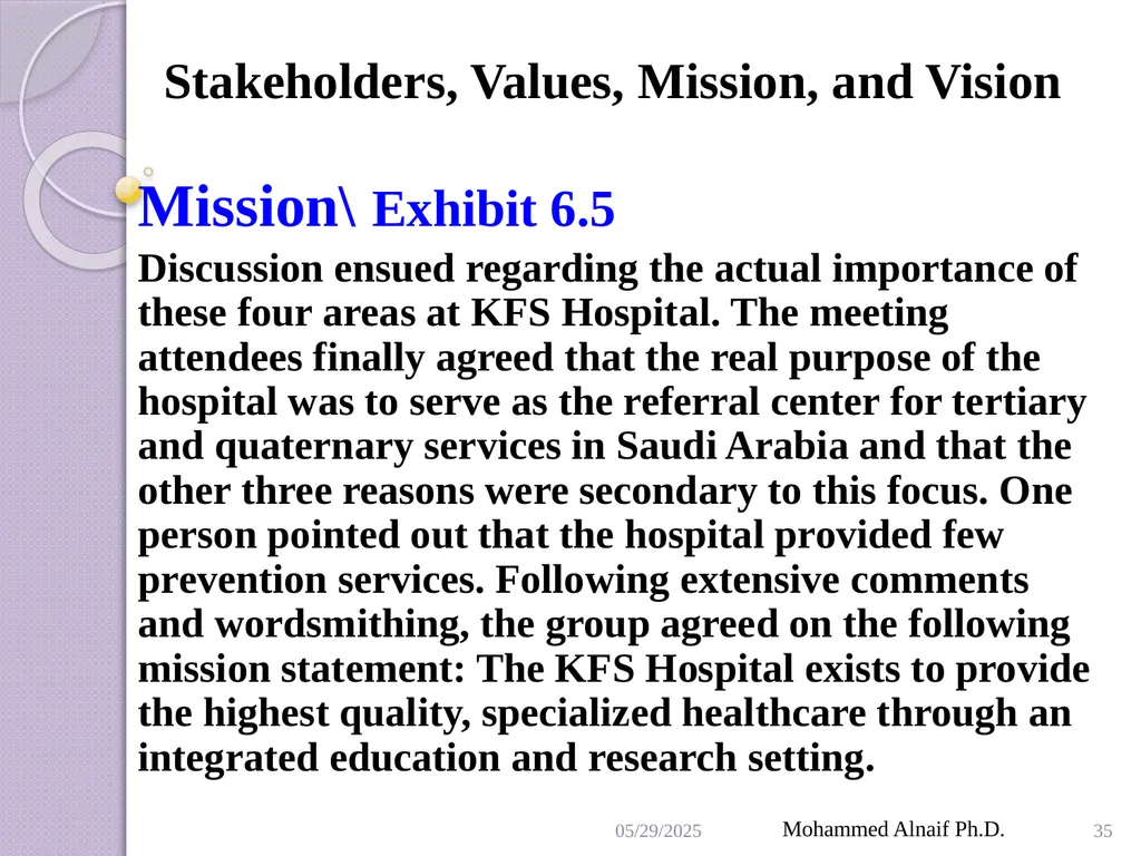 King Saud University College of Business - slide 35 of 55