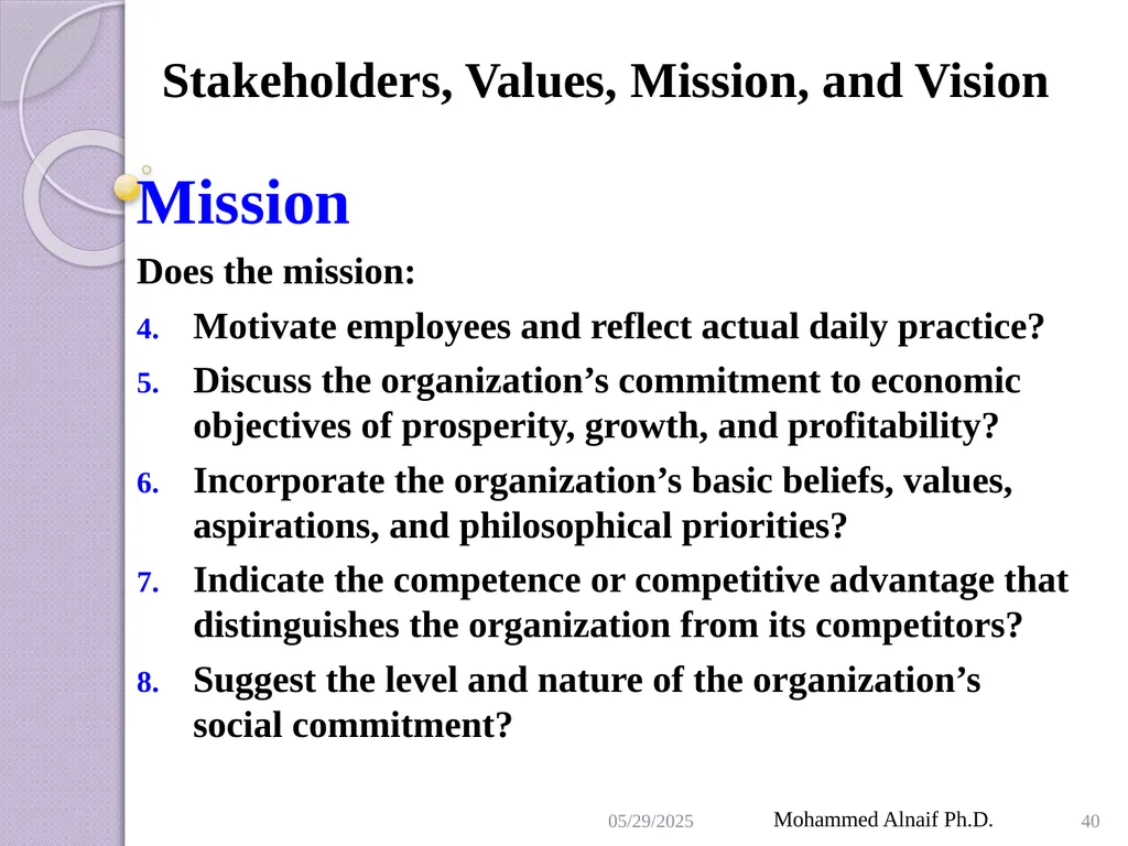King Saud University College of Business - slide 40 of 55