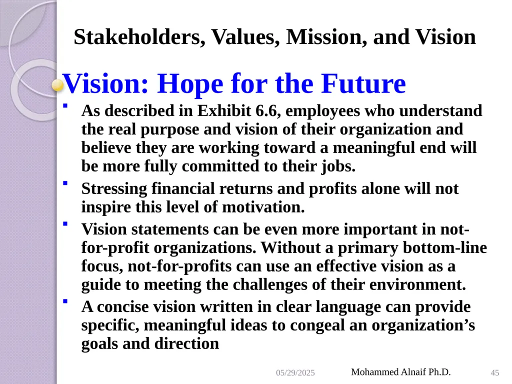 King Saud University College of Business - slide 45 of 55