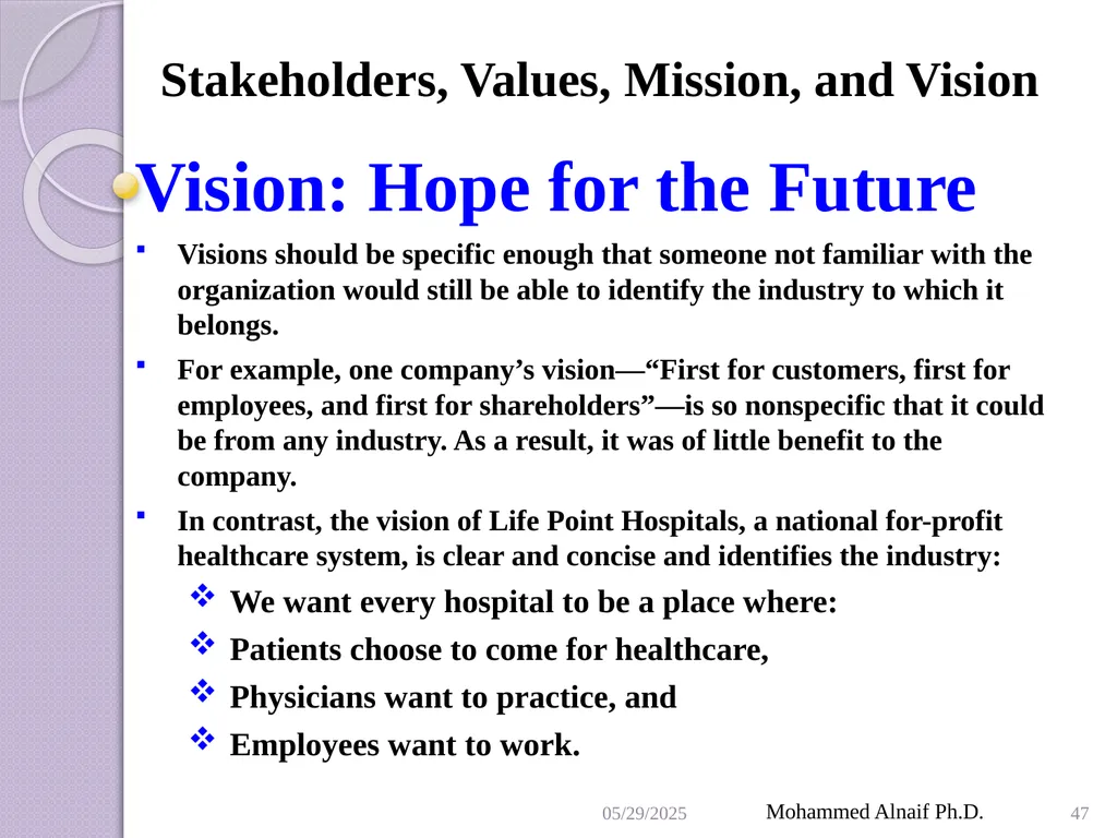 King Saud University College of Business - slide 47 of 55