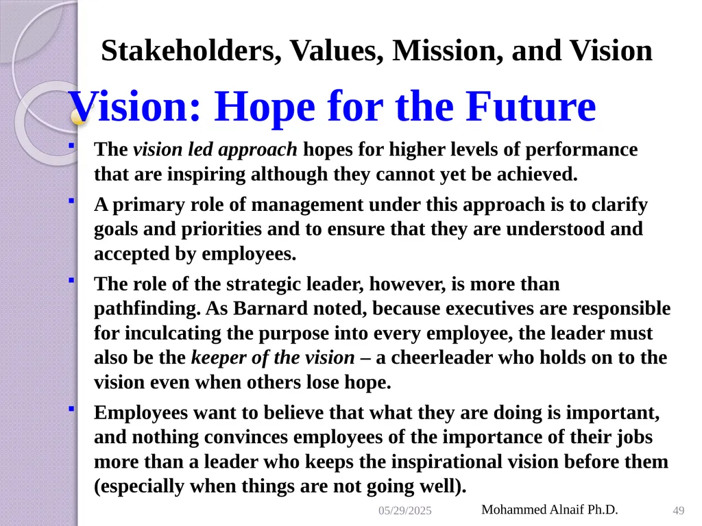 King Saud University College of Business - slide 49 of 55