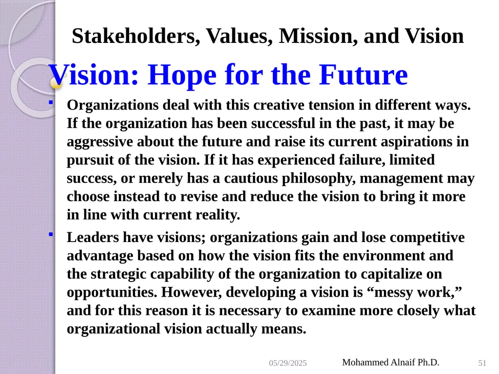 King Saud University College of Business - slide 51 of 55