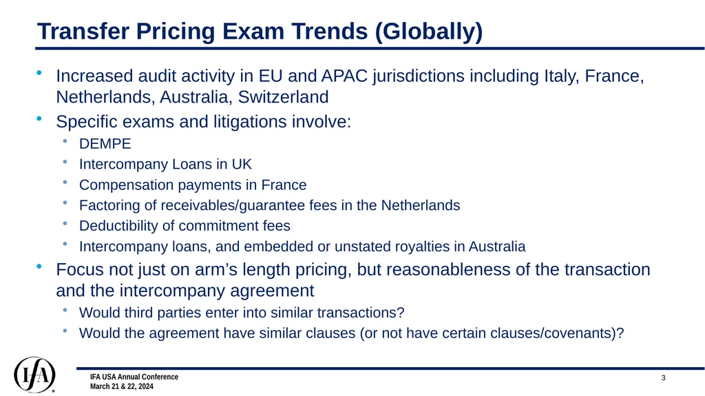 Transfer Pricing Developments Steven - slide 3 of 12