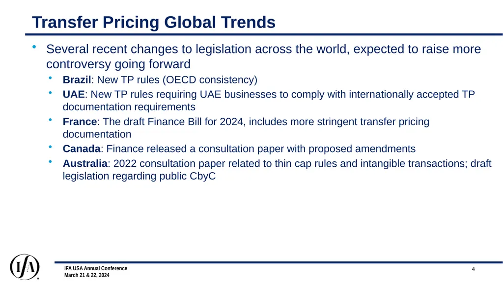 Transfer Pricing Developments Steven - slide 4 of 12