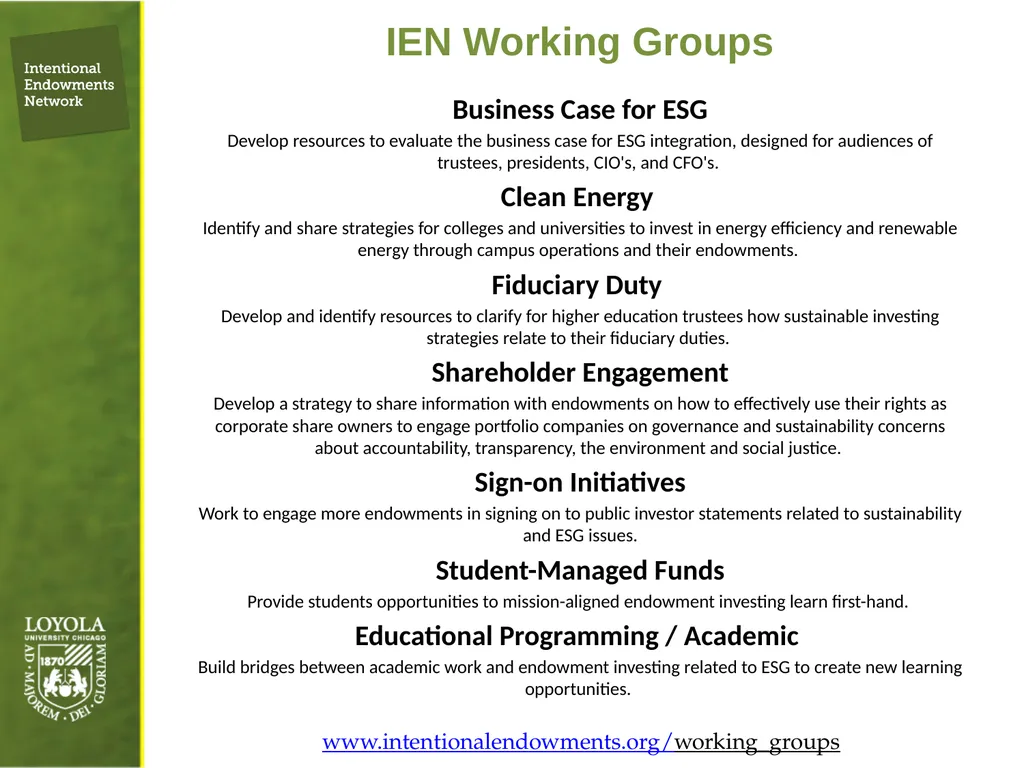 Tony Cortese Principal, Intentional Endowments - slide 6 of 17