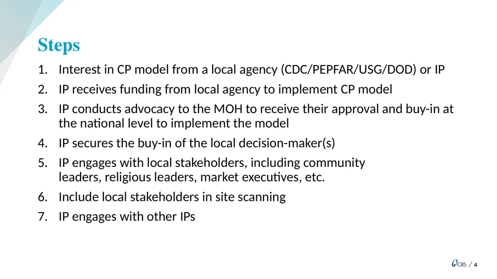 Module 4: Stakeholder Engagement Describe the - slide 4 of 9