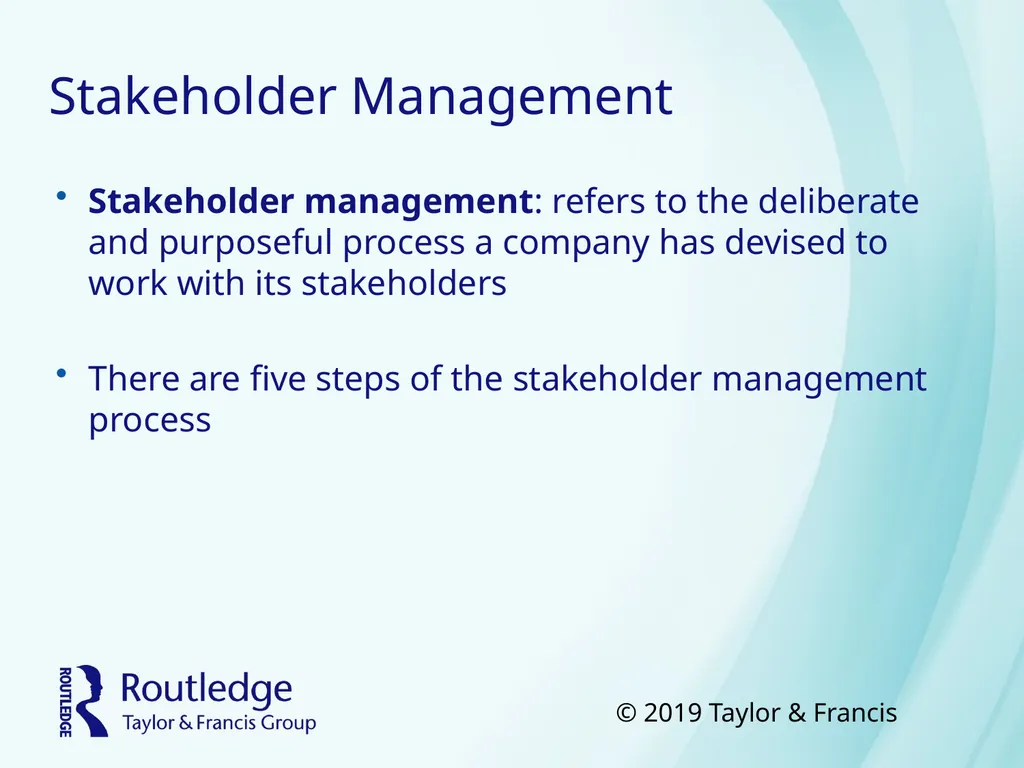 Business Ethics Copyright©2018 Taylor & Francis - slide 13 of 26