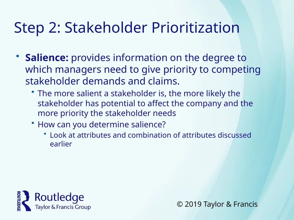 Business Ethics Copyright©2018 Taylor & Francis - slide 17 of 26