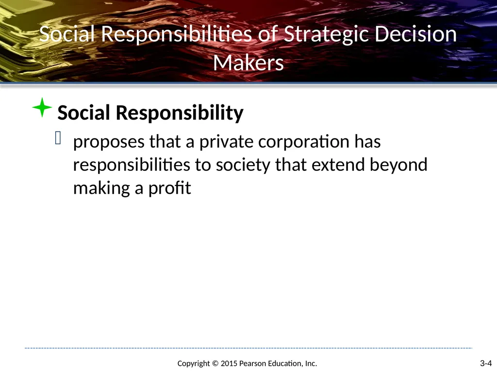 Social Responsibility and Ethics in Strategic - slide 4 of 31