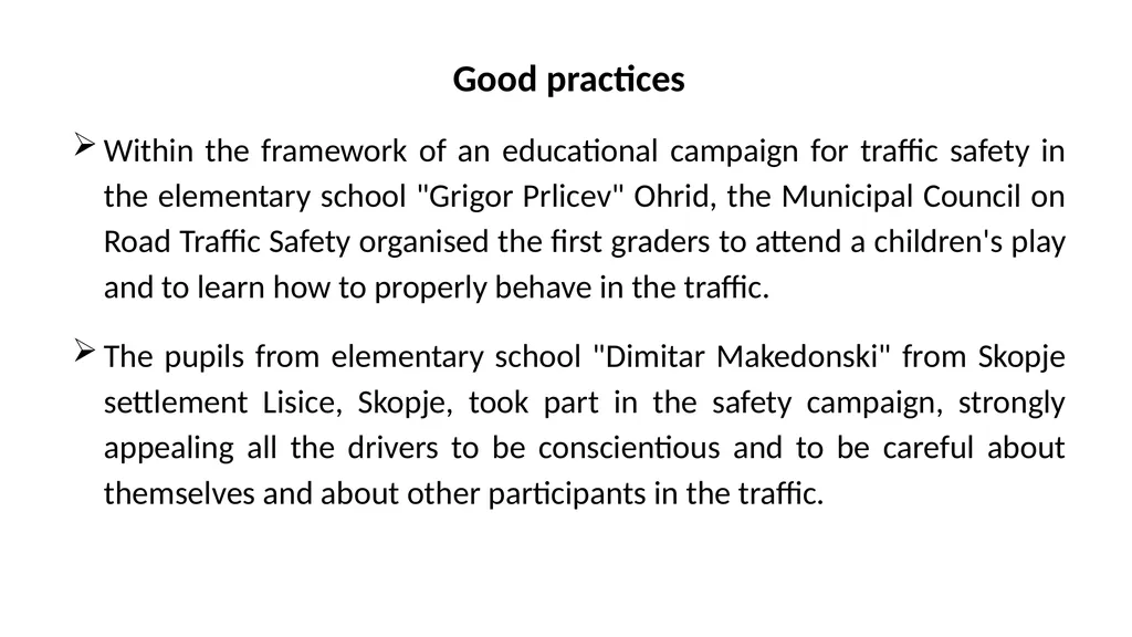 Republic Council on Road Traffic Safety of the - slide 8 of 14