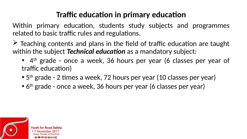 Republic Council on Road Traffic Safety of the - slide 5 of 14
