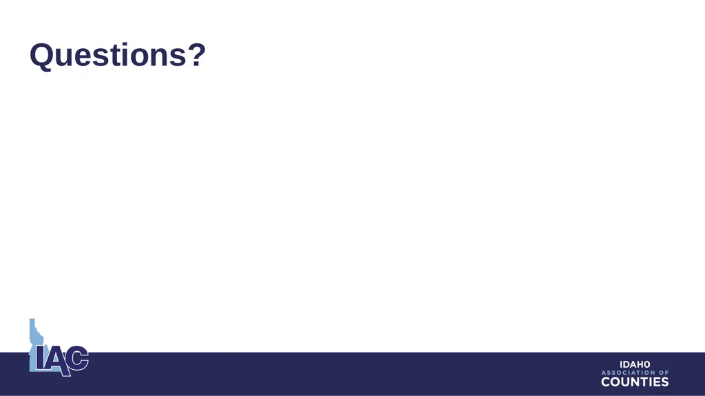Intergovernmental and External Relations Counties - slide 13 of 13