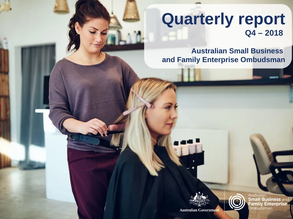 Quarterly report Q4 – 2018 Australian Small - slide 1 of 11