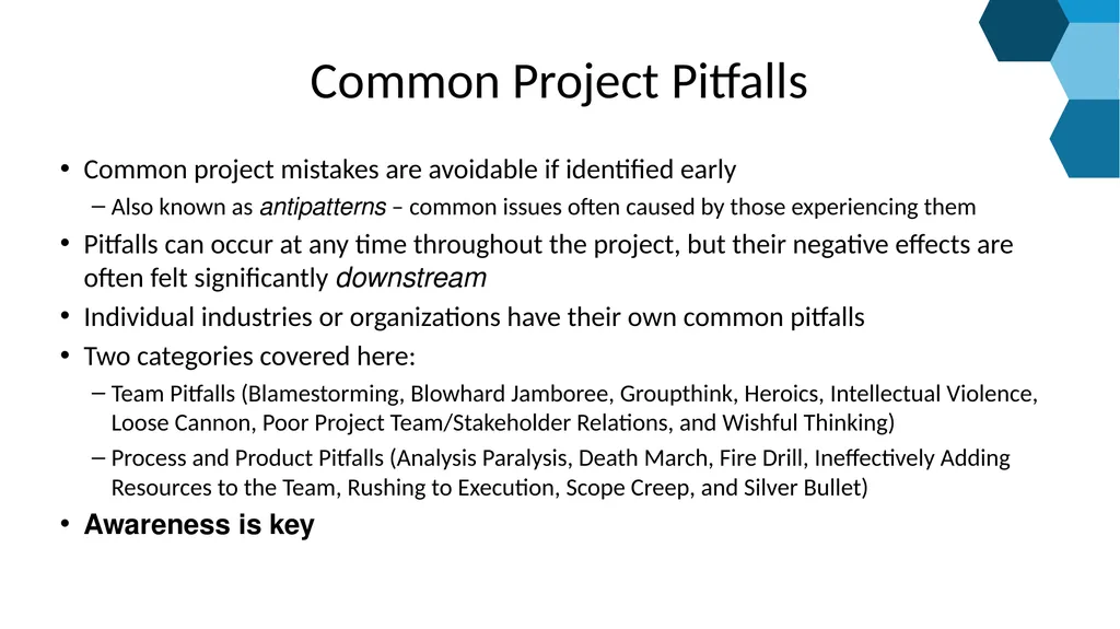 Avoid making the same mistakes over and over - slide 2 of 20