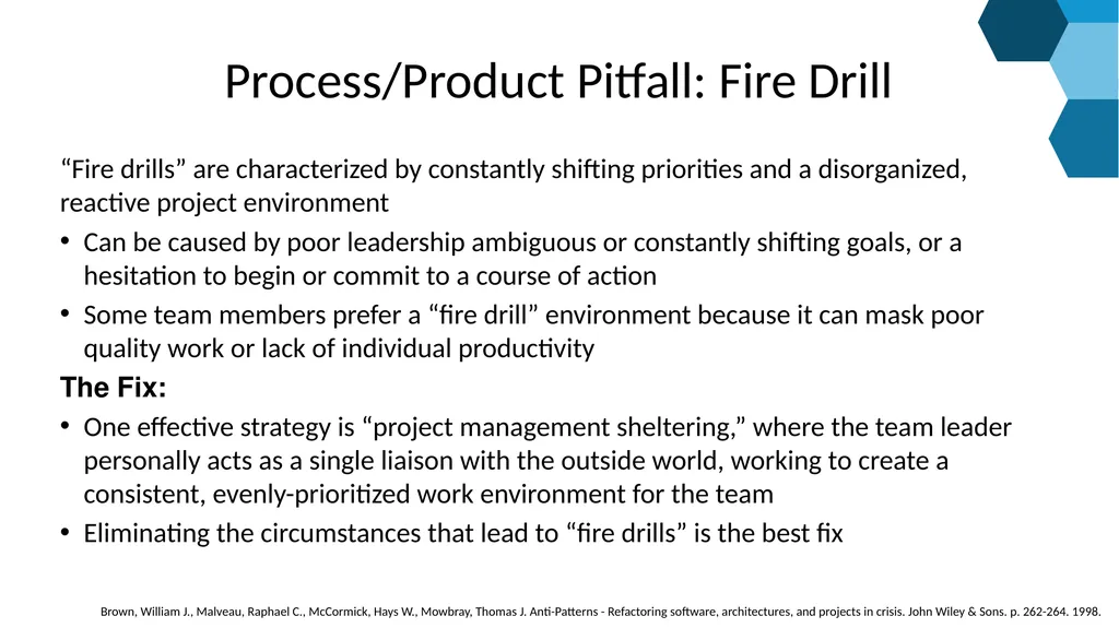 Avoid making the same mistakes over and over - slide 13 of 20