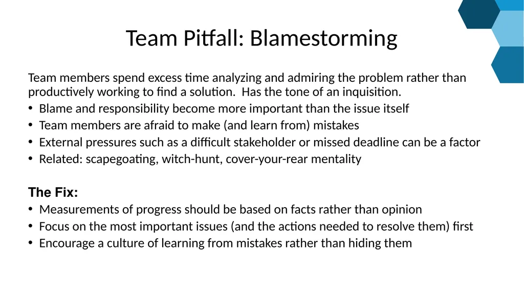 Avoid making the same mistakes over and over - slide 3 of 20