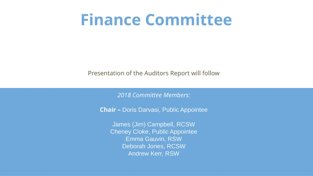 Annual General Meeting Meeting Agenda Welcome and - slide 13 of 18