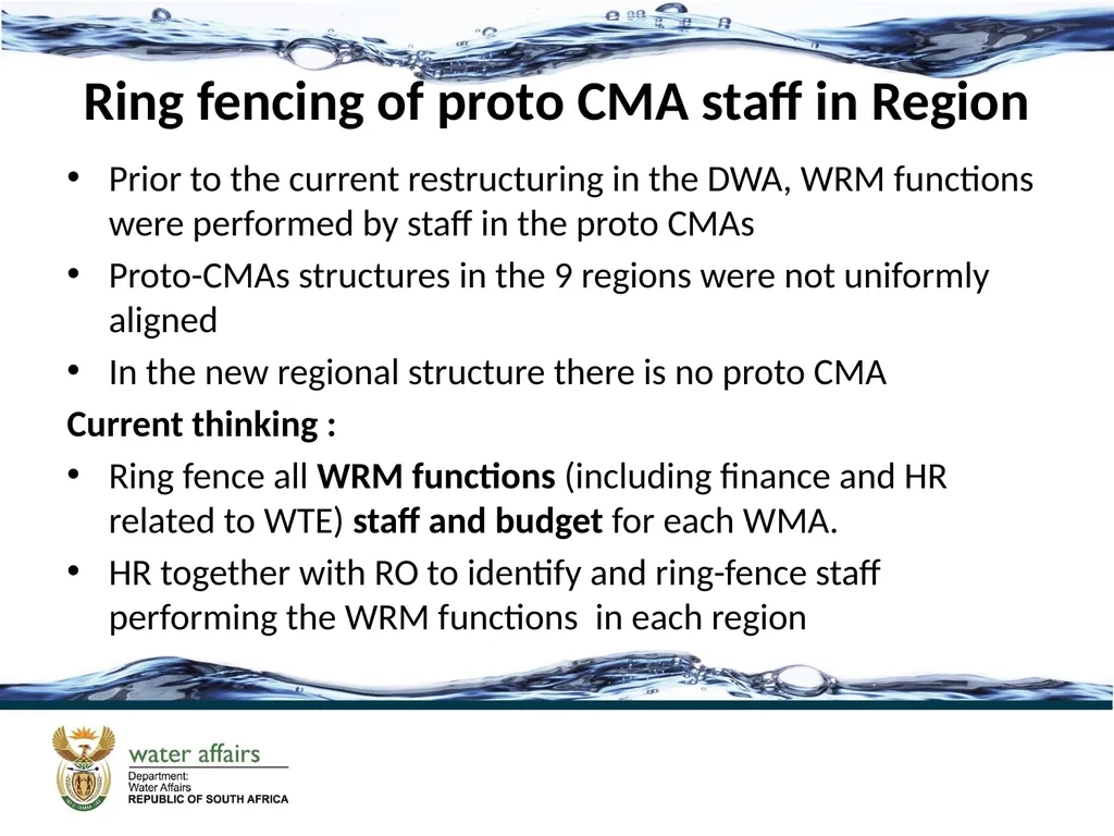 PROGRESS ON THE HUMAN RESOURCES TASK TEAM DATE: 03 - slide 7 of 11