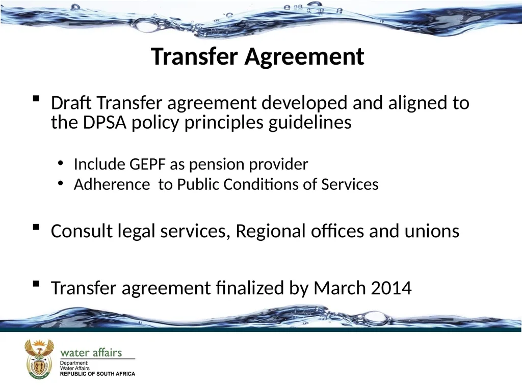 PROGRESS ON THE HUMAN RESOURCES TASK TEAM DATE: 03 - slide 8 of 11