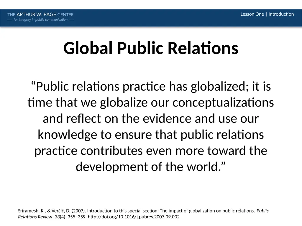 Ethics in a Global Context Module Six | Lesson One - slide 3 of 13