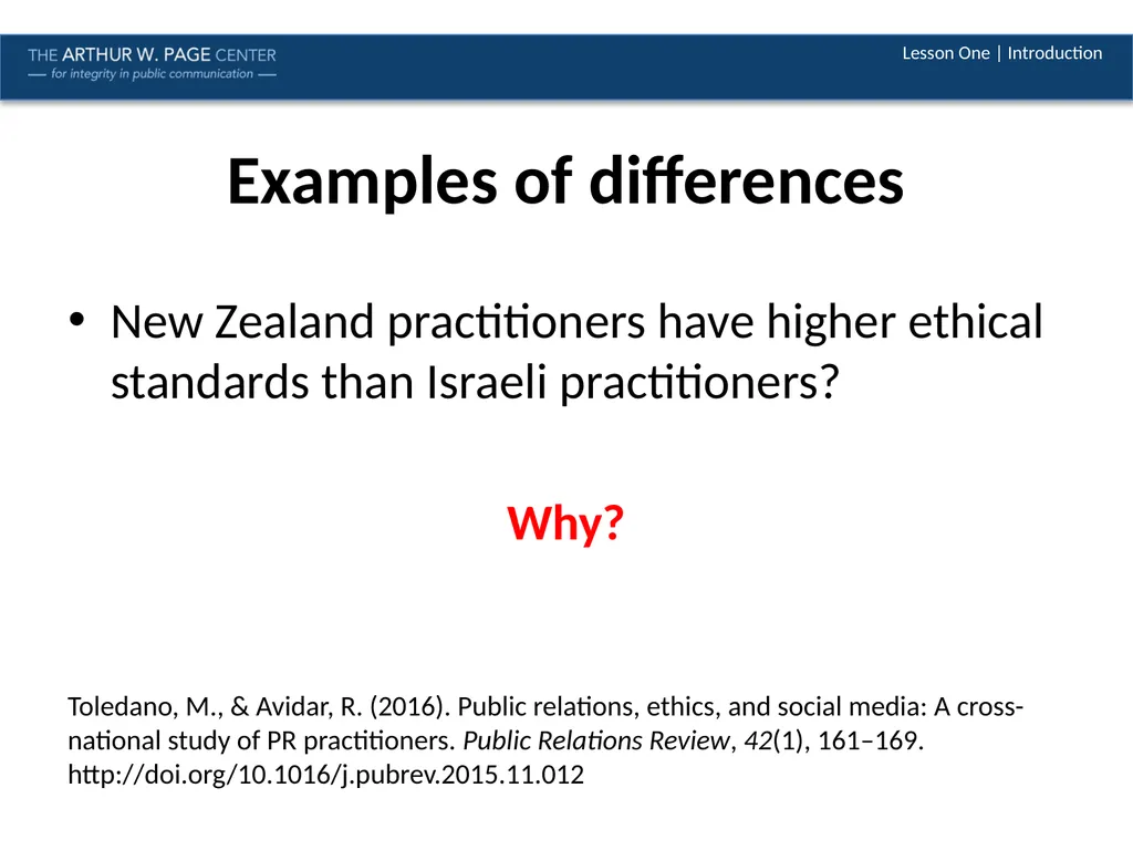 Ethics in a Global Context Module Six | Lesson One - slide 8 of 13