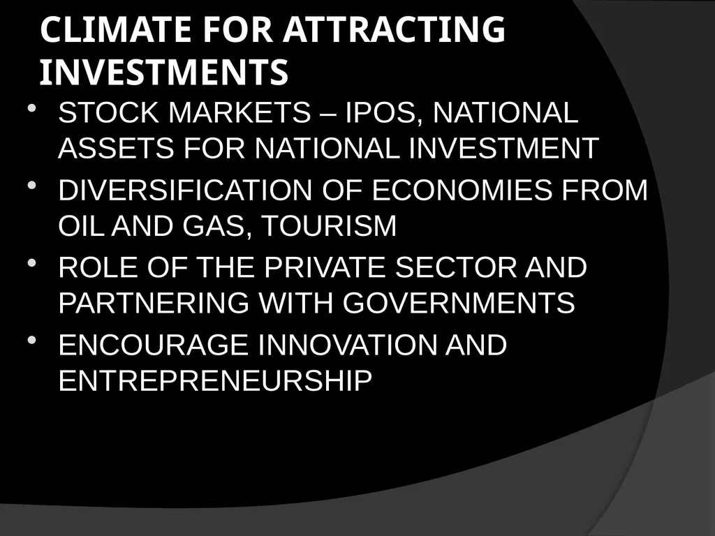 STRATEGIES FoR STIMULATING GROWTH AND - slide 6 of 9