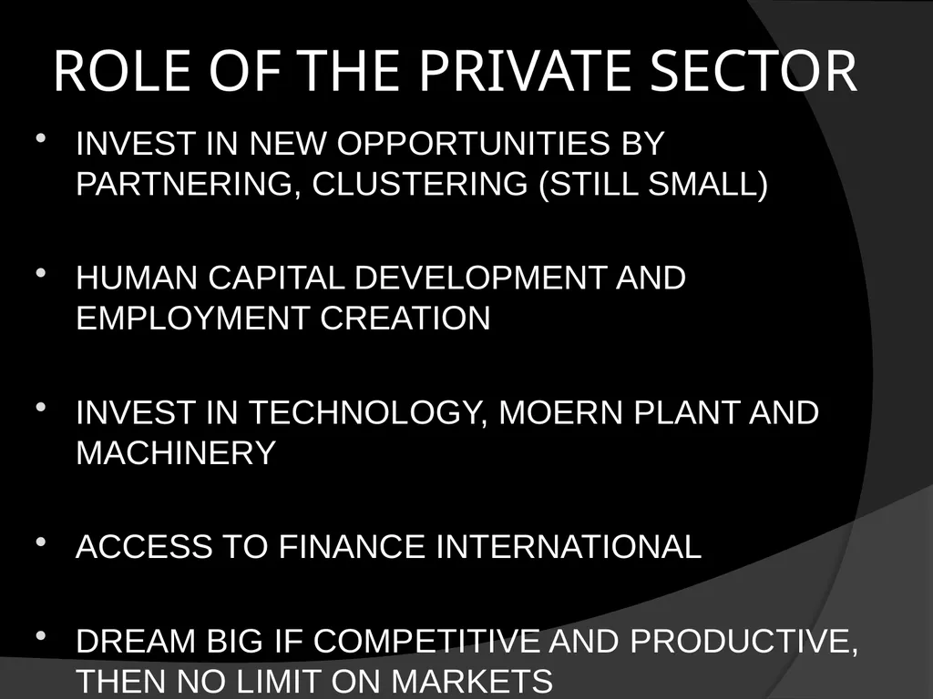 STRATEGIES FoR STIMULATING GROWTH AND - slide 8 of 9