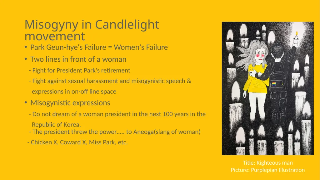 Women’s candlelight is still burning Eunju - slide 4 of 8