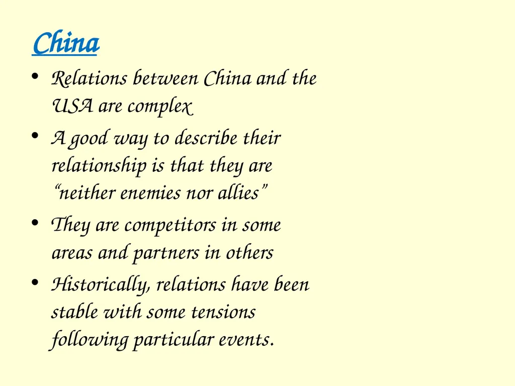 The International influence of the USA What will I - slide 62 of 69