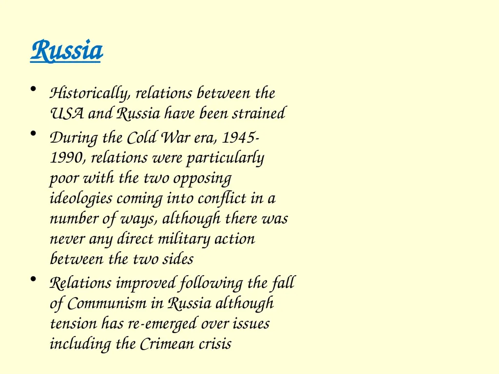 The International influence of the USA What will I - slide 54 of 69