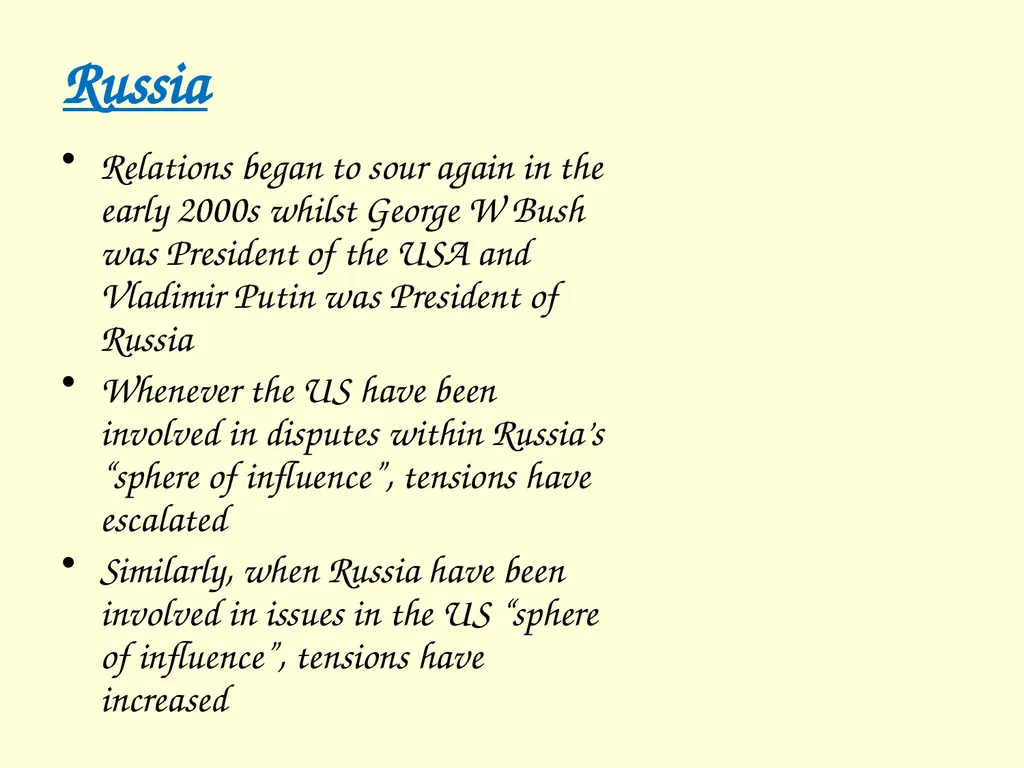 The International influence of the USA What will I - slide 55 of 69
