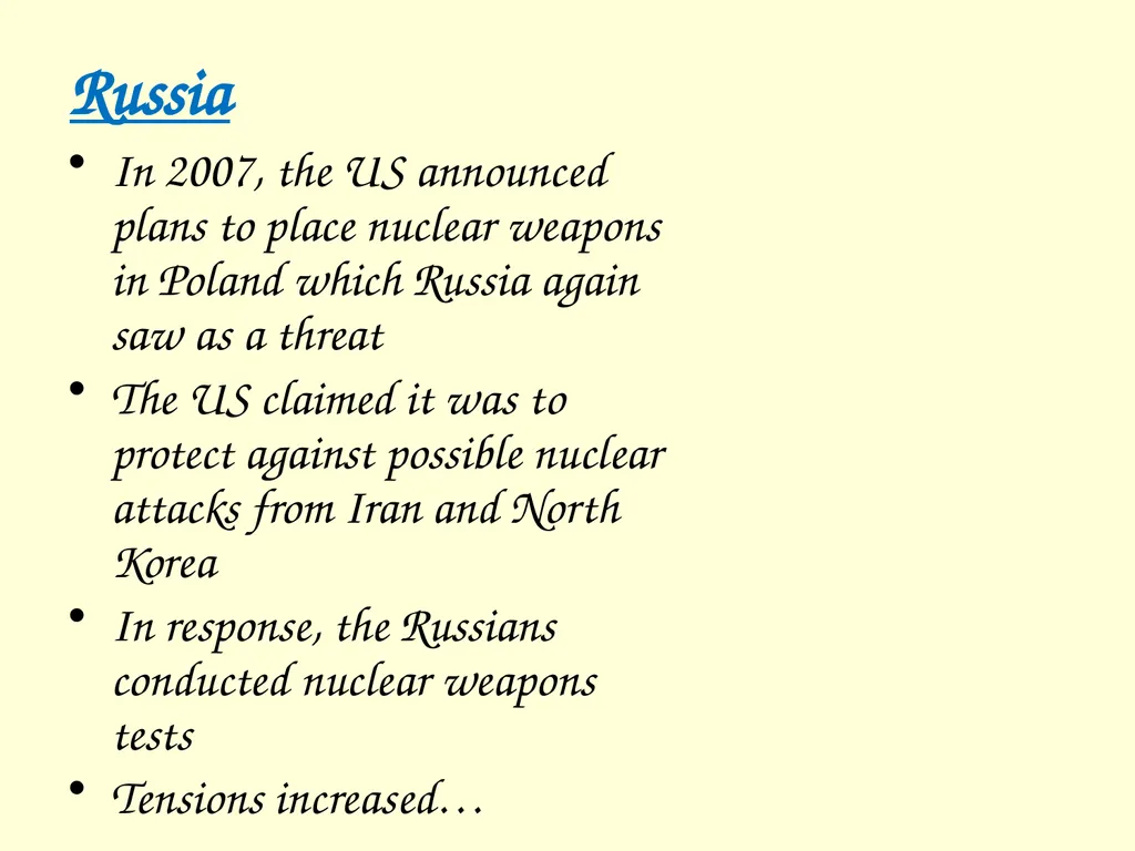 The International influence of the USA What will I - slide 58 of 69