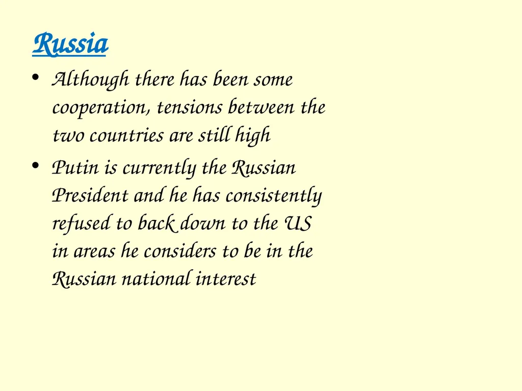 The International influence of the USA What will I - slide 60 of 69