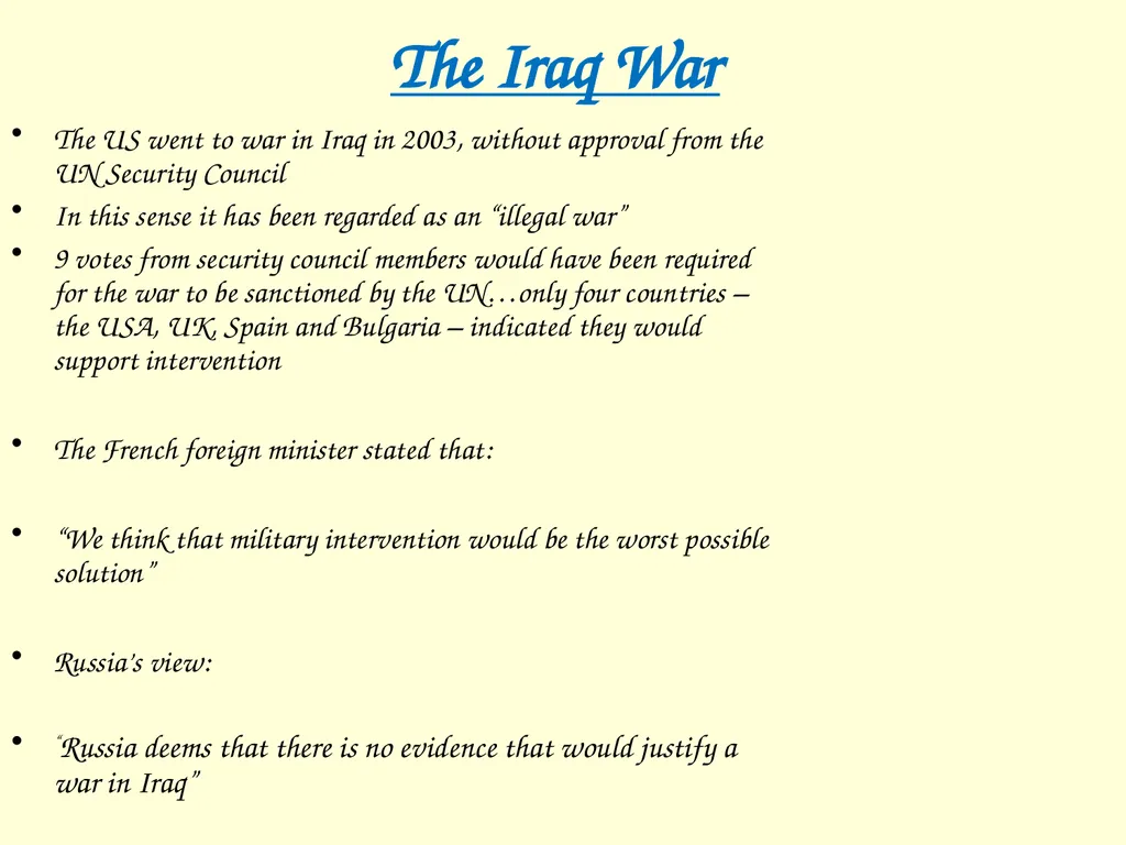 The International influence of the USA What will I - slide 39 of 69