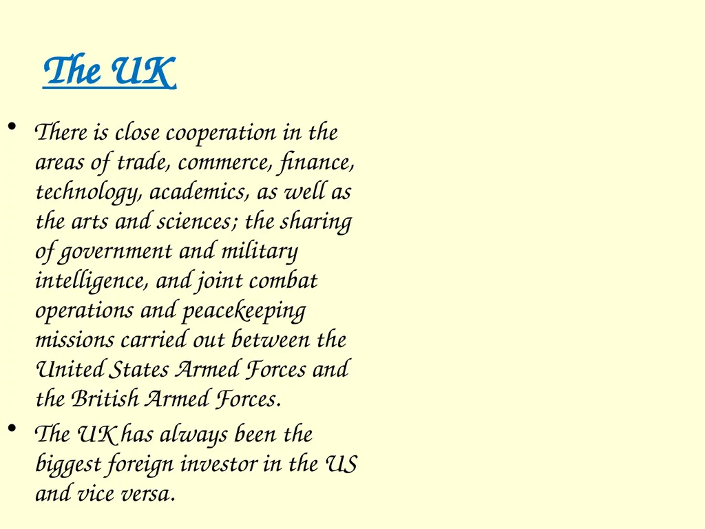 The International influence of the USA What will I - slide 52 of 69