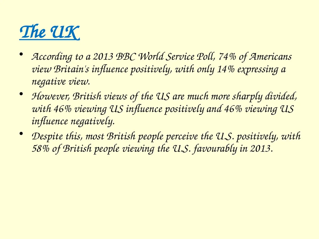 The International influence of the USA What will I - slide 53 of 69