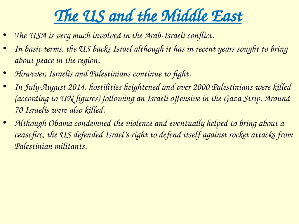 The International influence of the USA What will I - slide 45 of 69