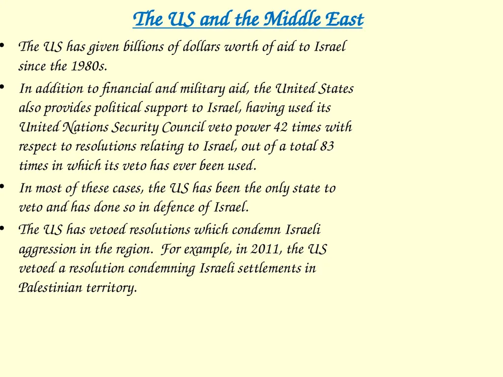 The International influence of the USA What will I - slide 47 of 69