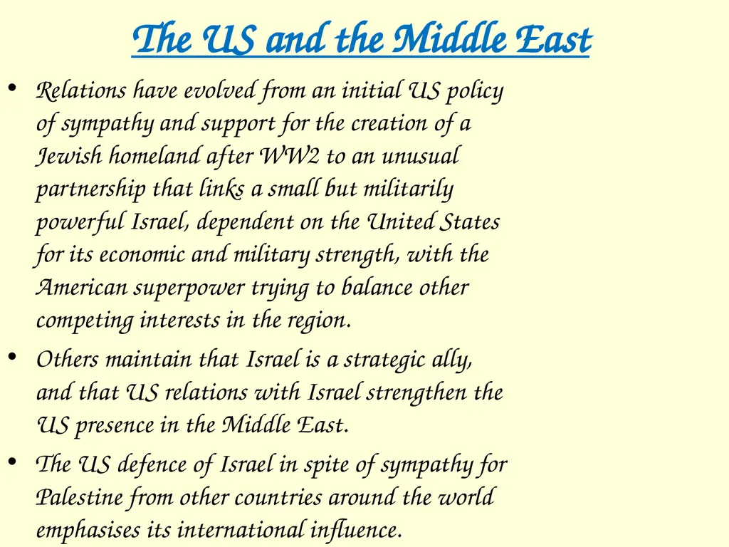 The International influence of the USA What will I - slide 48 of 69