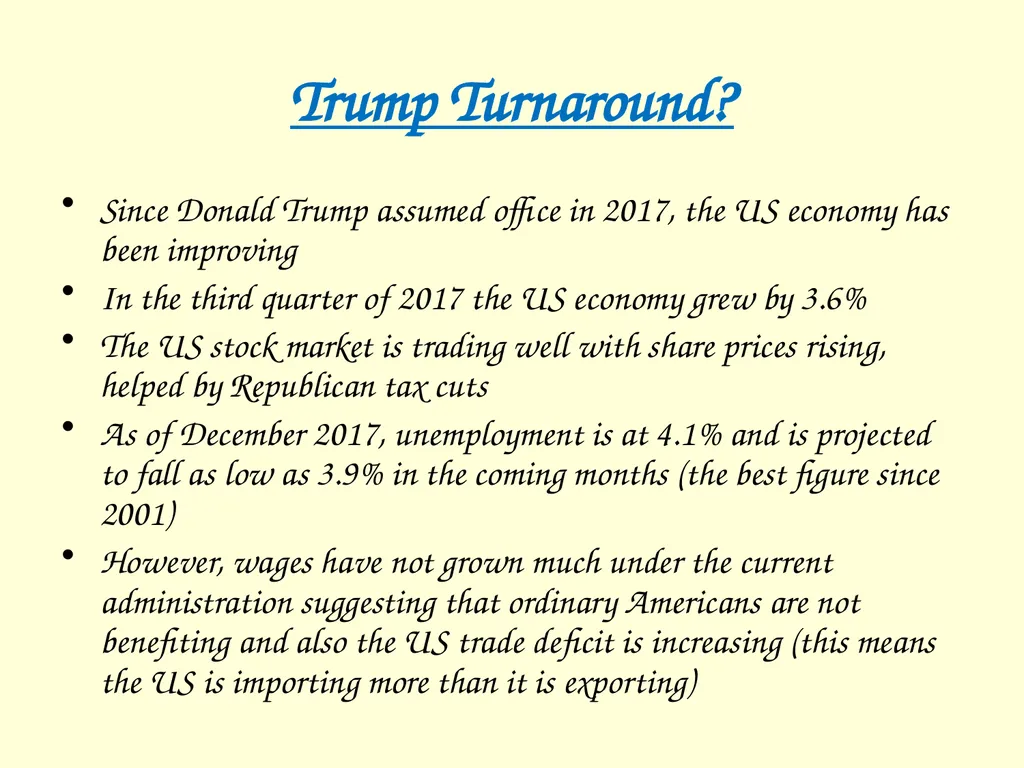 The International influence of the USA What will I - slide 17 of 69