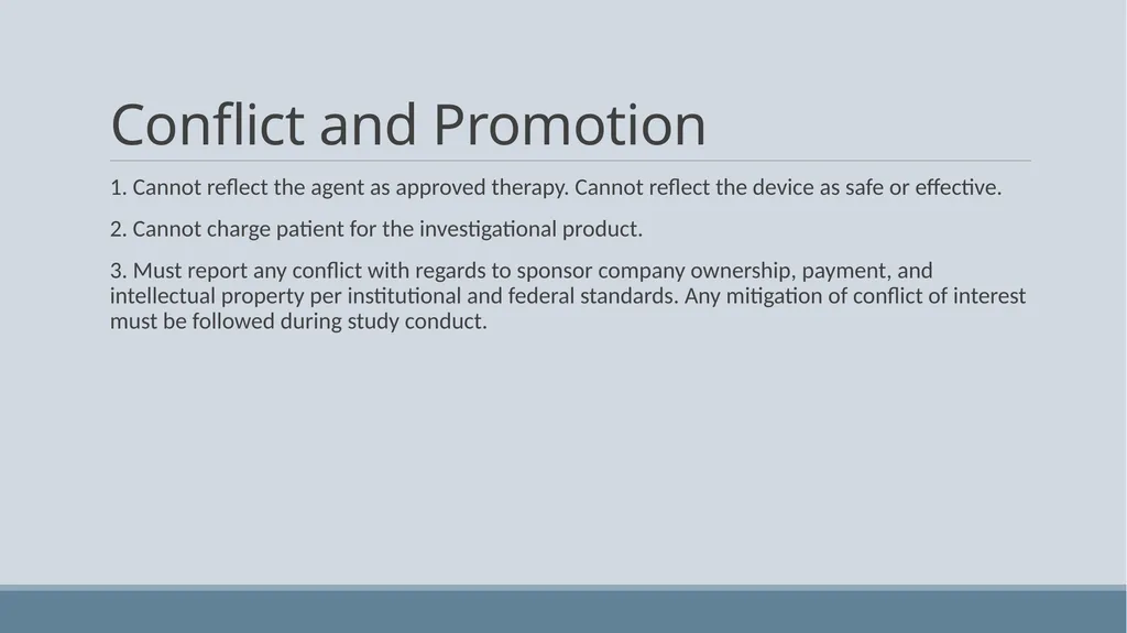 Investigator Training Clinical trials at Avera - slide 22 of 24