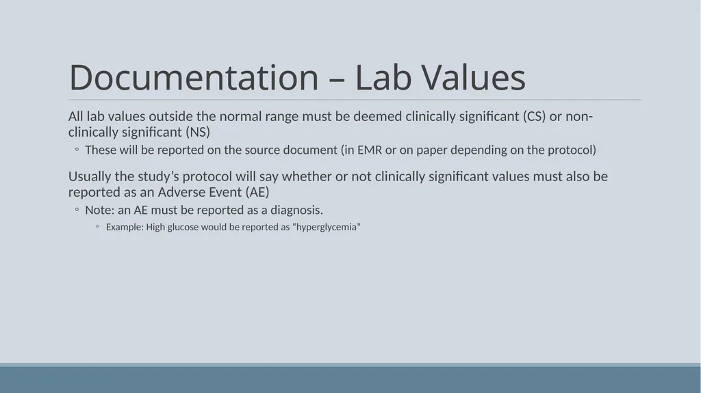 Investigator Training Clinical trials at Avera - slide 9 of 24