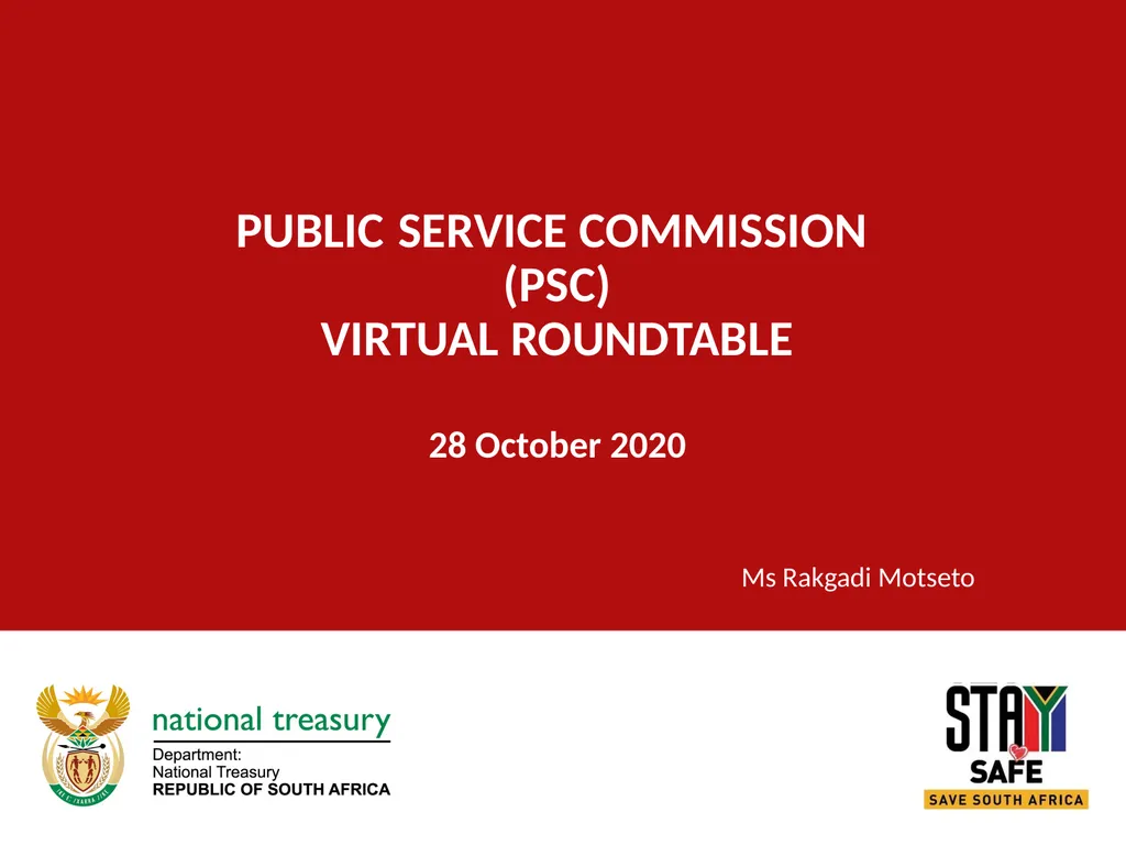 Public Service Commission (psc) Virtual Roundtable - slide 1 of 15