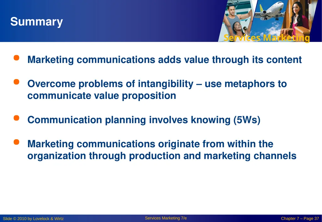 Chapter 7: Promoting Services and Educating - slide 37 of 38