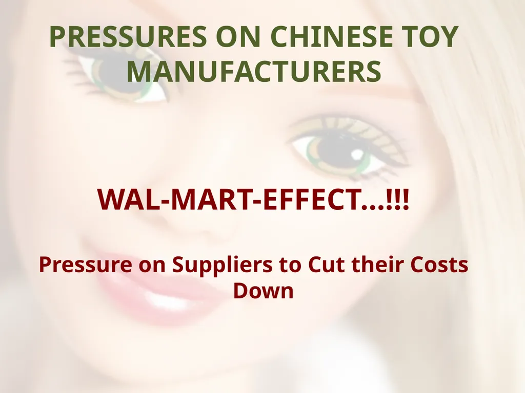 - UNSAFE FOR CHILDREN - MATTEL’S TOY RECALLS AND - slide 16 of 30
