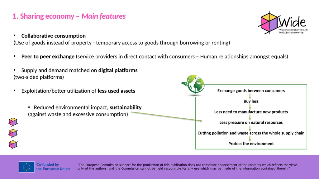 SHARING ECONOMY Partner: IDP Objectives & Goals At - slide 5 of 17