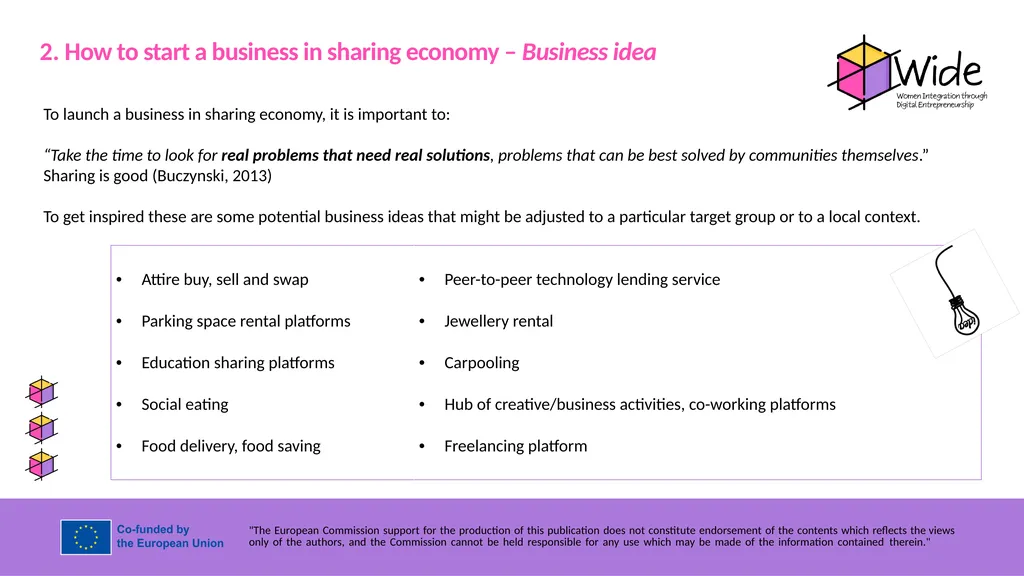SHARING ECONOMY Partner: IDP Objectives & Goals At - slide 10 of 17